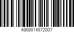 Código de barras (EAN, GTIN, SKU, ISBN): '4968814872007'