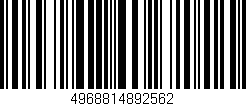 Código de barras (EAN, GTIN, SKU, ISBN): '4968814892562'