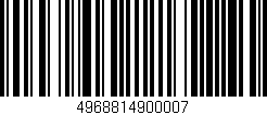 Código de barras (EAN, GTIN, SKU, ISBN): '4968814900007'