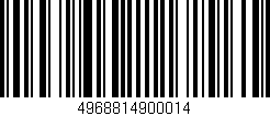 Código de barras (EAN, GTIN, SKU, ISBN): '4968814900014'