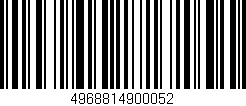 Código de barras (EAN, GTIN, SKU, ISBN): '4968814900052'