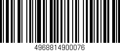 Código de barras (EAN, GTIN, SKU, ISBN): '4968814900076'