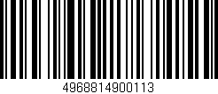 Código de barras (EAN, GTIN, SKU, ISBN): '4968814900113'