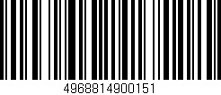 Código de barras (EAN, GTIN, SKU, ISBN): '4968814900151'