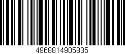 Código de barras (EAN, GTIN, SKU, ISBN): '4968814905835'