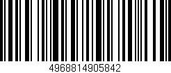 Código de barras (EAN, GTIN, SKU, ISBN): '4968814905842'