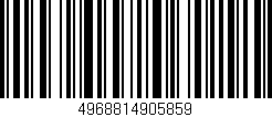 Código de barras (EAN, GTIN, SKU, ISBN): '4968814905859'