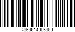 Código de barras (EAN, GTIN, SKU, ISBN): '4968814905880'