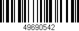 Código de barras (EAN, GTIN, SKU, ISBN): '49690542'