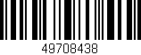 Código de barras (EAN, GTIN, SKU, ISBN): '49708438'