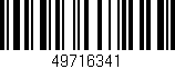 Código de barras (EAN, GTIN, SKU, ISBN): '49716341'