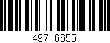 Código de barras (EAN, GTIN, SKU, ISBN): '49716655'