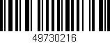 Código de barras (EAN, GTIN, SKU, ISBN): '49730216'