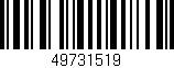 Código de barras (EAN, GTIN, SKU, ISBN): '49731519'