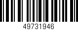 Código de barras (EAN, GTIN, SKU, ISBN): '49731946'