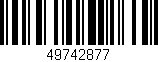 Código de barras (EAN, GTIN, SKU, ISBN): '49742877'