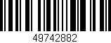 Código de barras (EAN, GTIN, SKU, ISBN): '49742882'