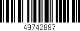 Código de barras (EAN, GTIN, SKU, ISBN): '49742897'