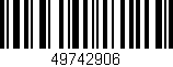Código de barras (EAN, GTIN, SKU, ISBN): '49742906'