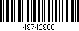 Código de barras (EAN, GTIN, SKU, ISBN): '49742908'