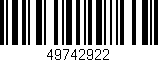Código de barras (EAN, GTIN, SKU, ISBN): '49742922'