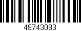 Código de barras (EAN, GTIN, SKU, ISBN): '49743083'