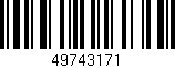 Código de barras (EAN, GTIN, SKU, ISBN): '49743171'