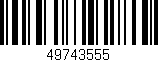 Código de barras (EAN, GTIN, SKU, ISBN): '49743555'