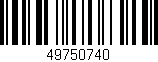 Código de barras (EAN, GTIN, SKU, ISBN): '49750740'