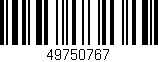 Código de barras (EAN, GTIN, SKU, ISBN): '49750767'