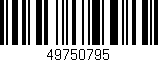 Código de barras (EAN, GTIN, SKU, ISBN): '49750795'