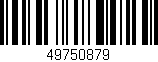 Código de barras (EAN, GTIN, SKU, ISBN): '49750879'
