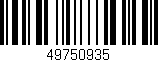Código de barras (EAN, GTIN, SKU, ISBN): '49750935'