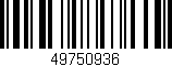 Código de barras (EAN, GTIN, SKU, ISBN): '49750936'