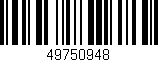 Código de barras (EAN, GTIN, SKU, ISBN): '49750948'