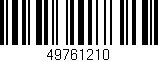 Código de barras (EAN, GTIN, SKU, ISBN): '49761210'