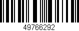 Código de barras (EAN, GTIN, SKU, ISBN): '49766292'