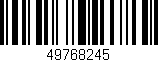 Código de barras (EAN, GTIN, SKU, ISBN): '49768245'