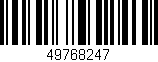 Código de barras (EAN, GTIN, SKU, ISBN): '49768247'