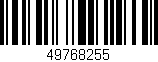 Código de barras (EAN, GTIN, SKU, ISBN): '49768255'