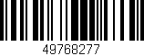 Código de barras (EAN, GTIN, SKU, ISBN): '49768277'