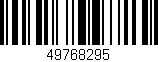 Código de barras (EAN, GTIN, SKU, ISBN): '49768295'