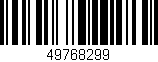 Código de barras (EAN, GTIN, SKU, ISBN): '49768299'