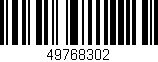 Código de barras (EAN, GTIN, SKU, ISBN): '49768302'