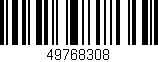 Código de barras (EAN, GTIN, SKU, ISBN): '49768308'