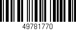 Código de barras (EAN, GTIN, SKU, ISBN): '49781770'