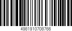 Código de barras (EAN, GTIN, SKU, ISBN): '4981910708766'