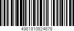 Código de barras (EAN, GTIN, SKU, ISBN): '4981910824879'