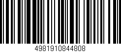 Código de barras (EAN, GTIN, SKU, ISBN): '4981910844808'