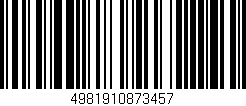 Código de barras (EAN, GTIN, SKU, ISBN): '4981910873457'